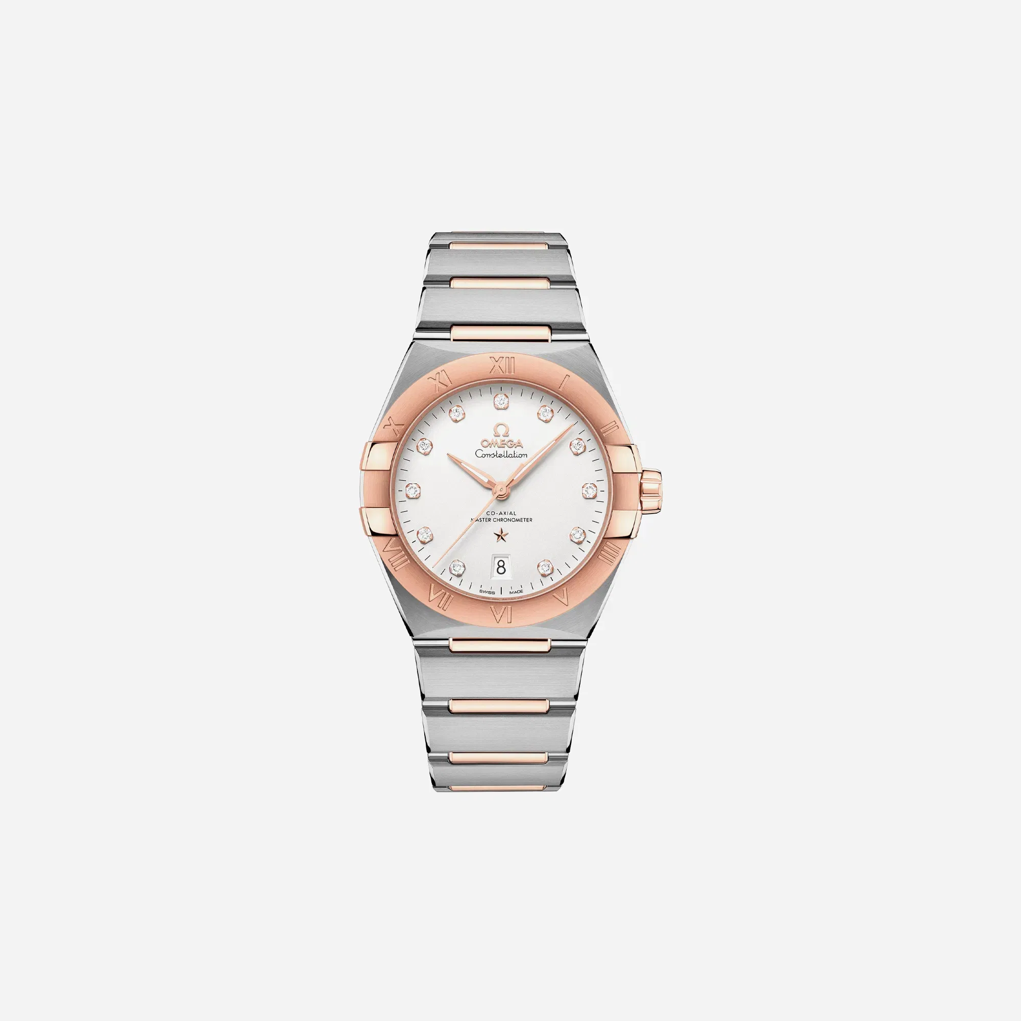 Omega Constellation 131.20.39.20.52.001 Silver Dial Stainless Steel Sedna Gold Strap Watch