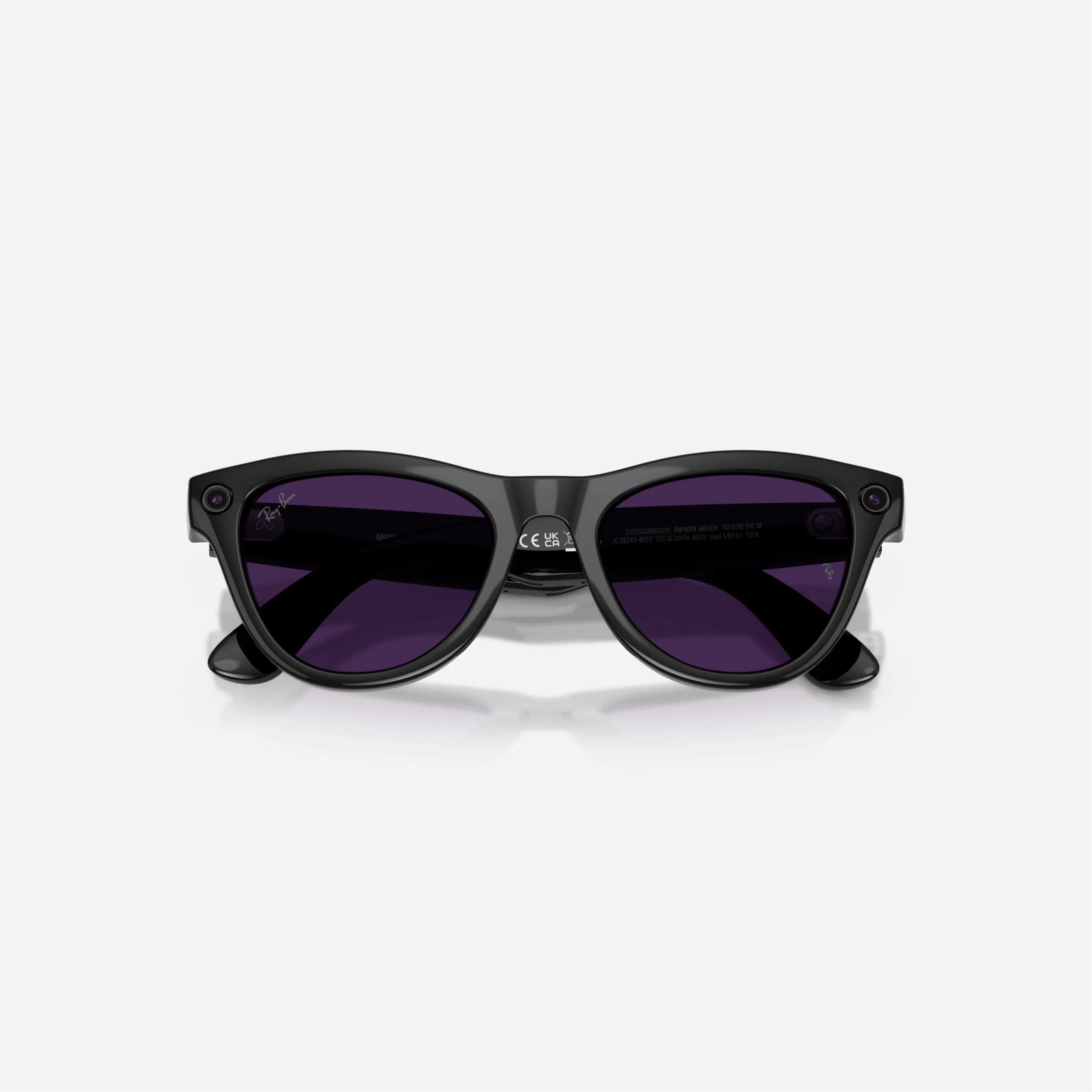 Ray-Ban Meta Skyler Shiny Black Frame Violet Lens Transition - Gen 2
