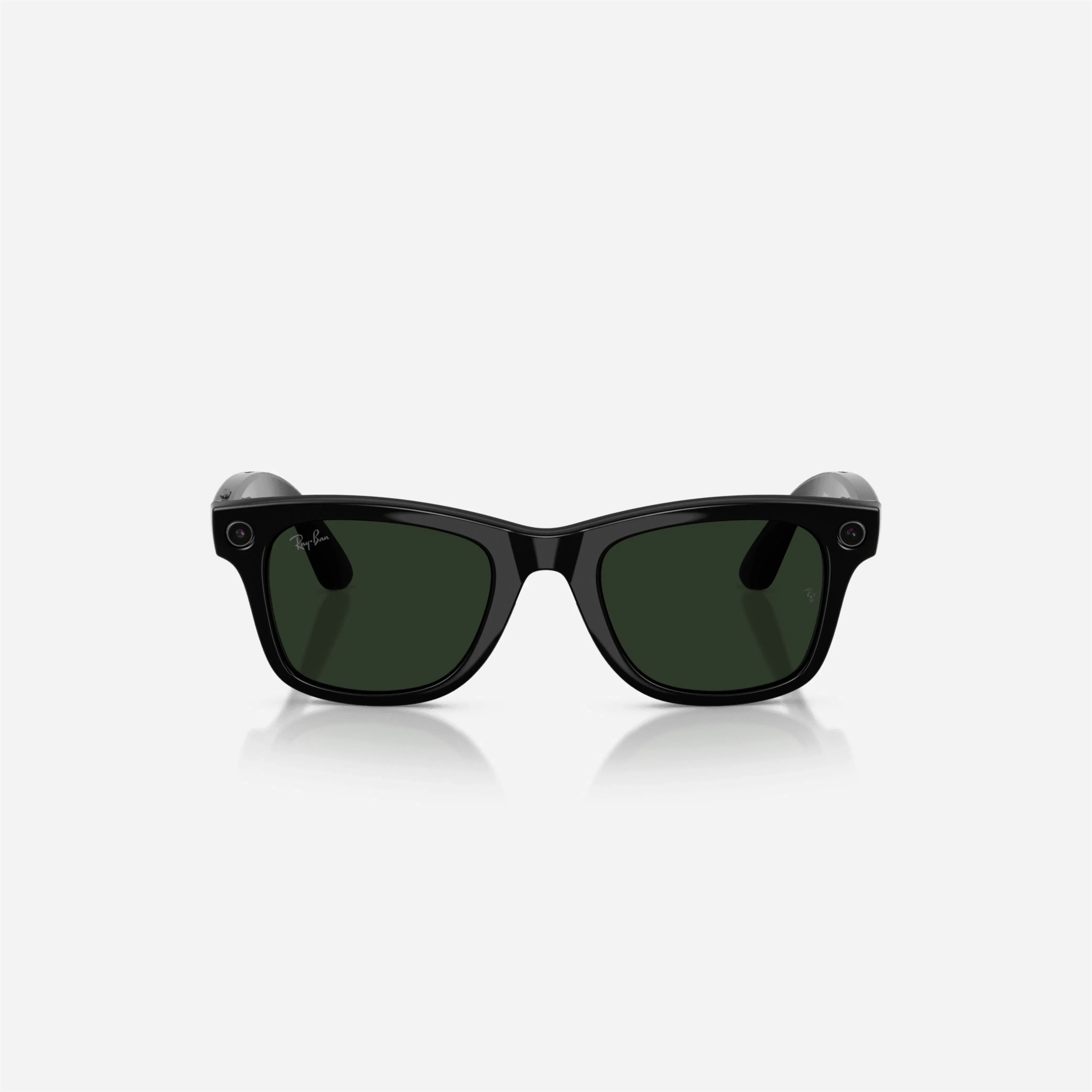 Ray-Ban Meta Wayfarer Shiny Black Frame Clear-Graphite Green Lens Transition - Gen 2