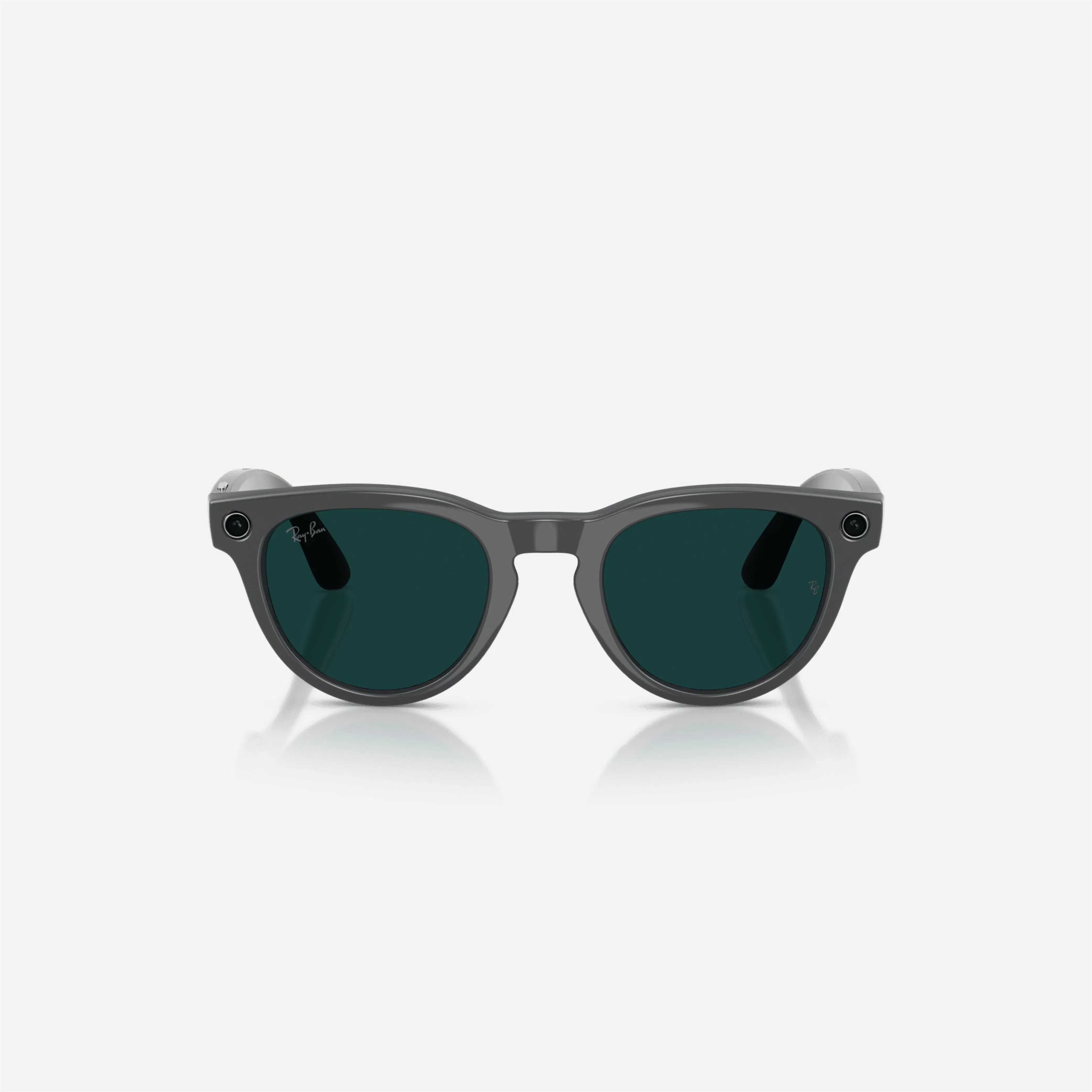 Ray-Ban Meta Headliner Shiny Asteroid Grey Frame Clear-Emerald Lens Transition - Gen 2