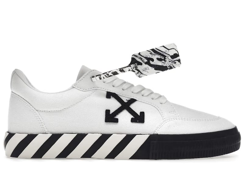 OFF-WHITE Vulcanized Low Canvas White Black