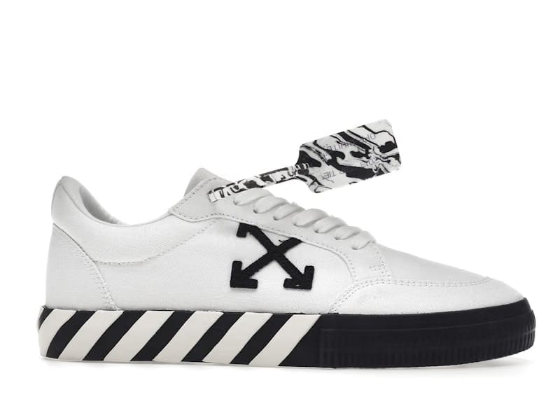 OFF-WHITE Vulcanized Low Canvas White Black