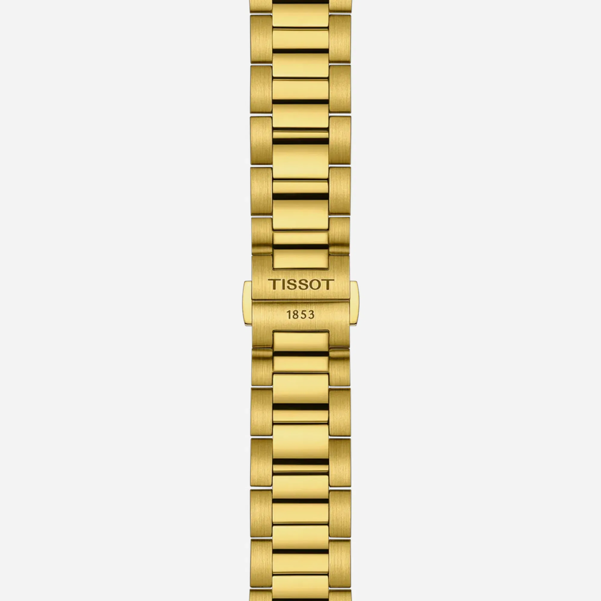 Tissot PR 100 Chronograph Silver Dial Yellow Gold Stainless Steel Yellow Gold PVD Strap Watch