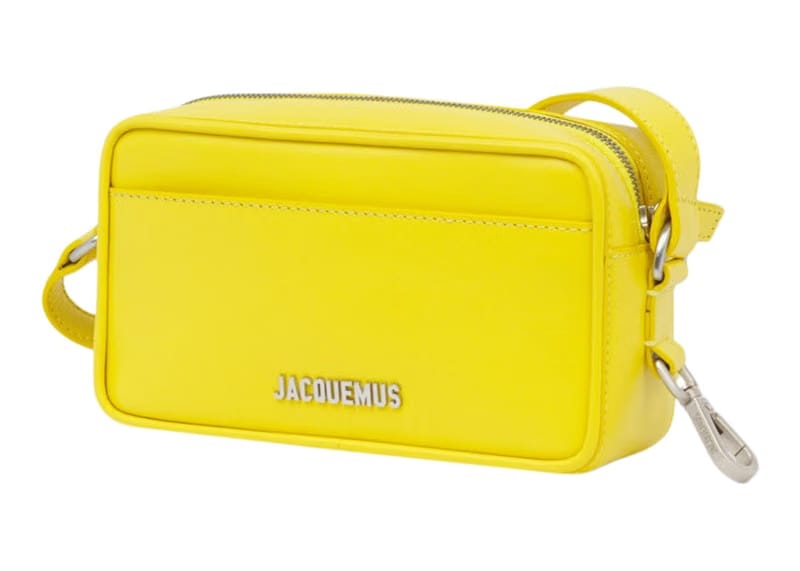 Jacquemus Le Baneto Strapped Pochette Bag Yellow