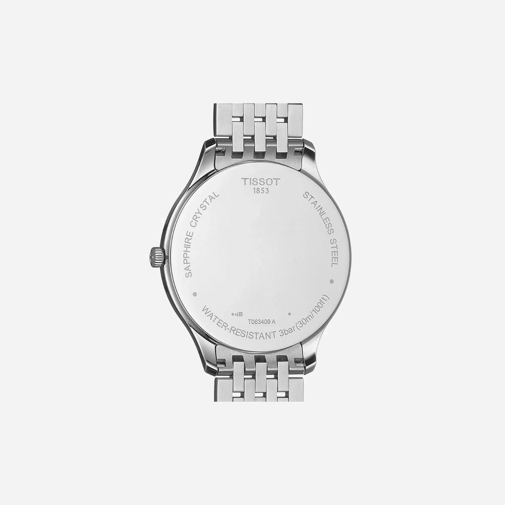 Tissot Tradition 5.5 Lady E61.031 Dial Grey Stainless Steel Watch