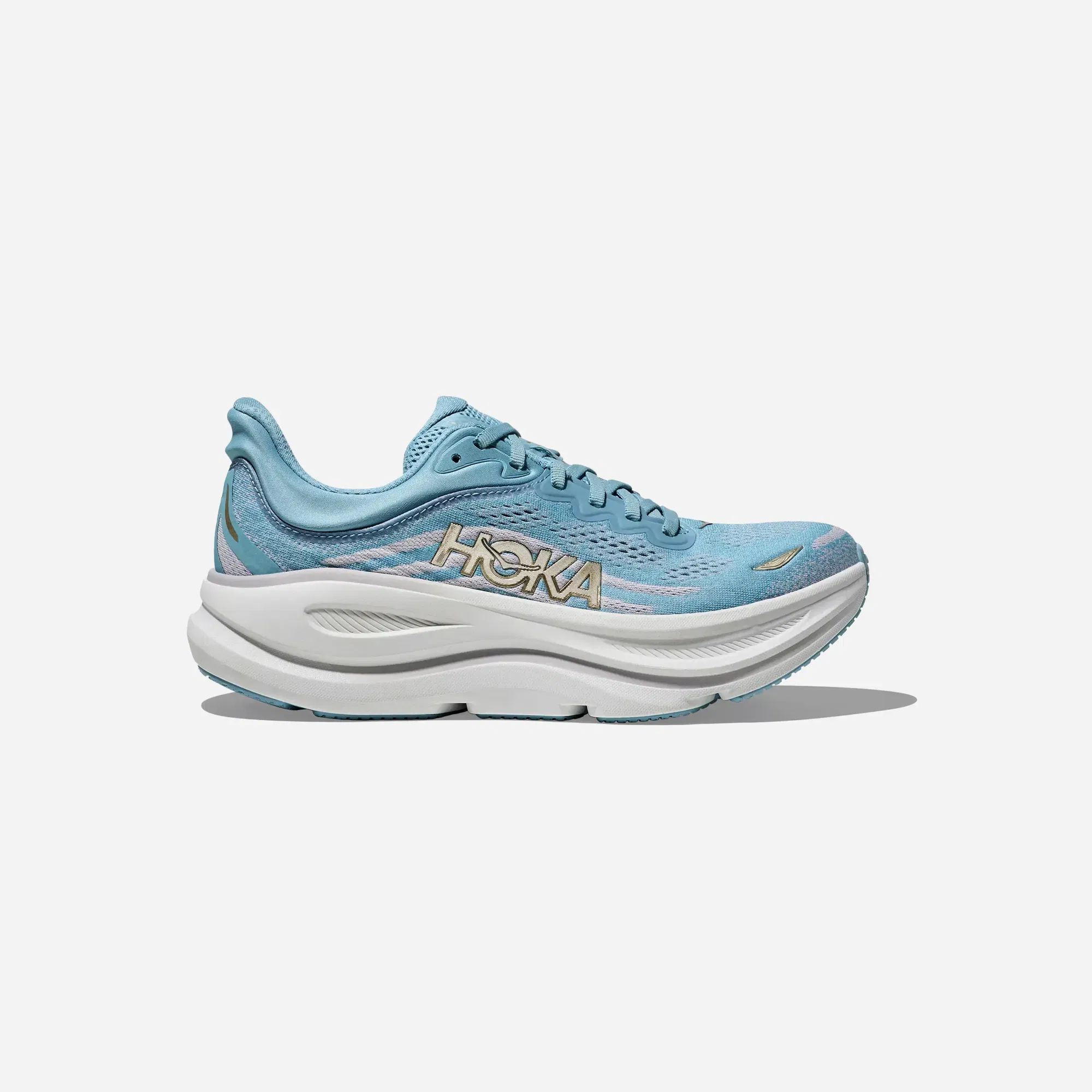 Hoka Bondi 9 Raindrop Ash Grey Regular WMNS