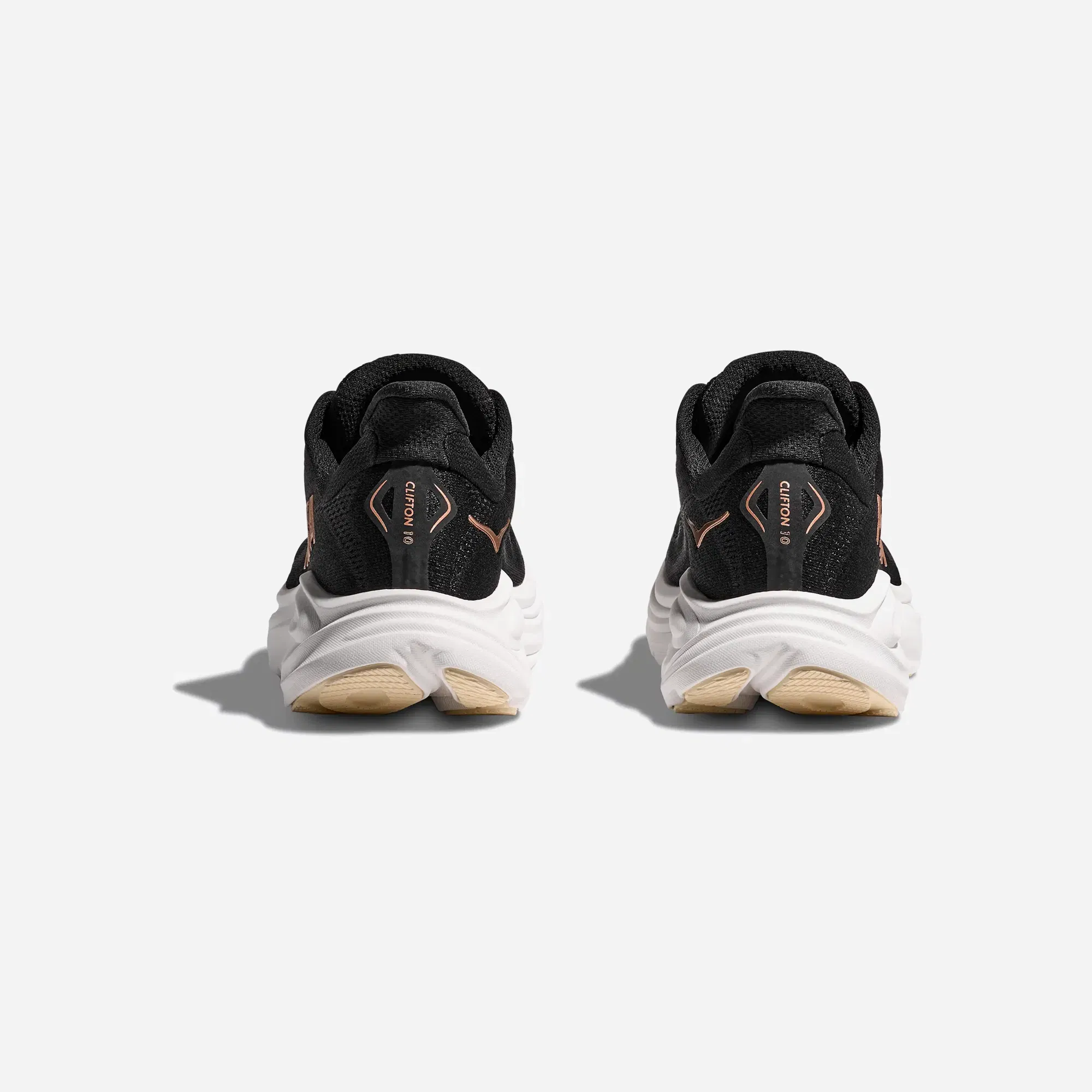 Hoka Clifton 10 Black Rose Gold Regular WMNS