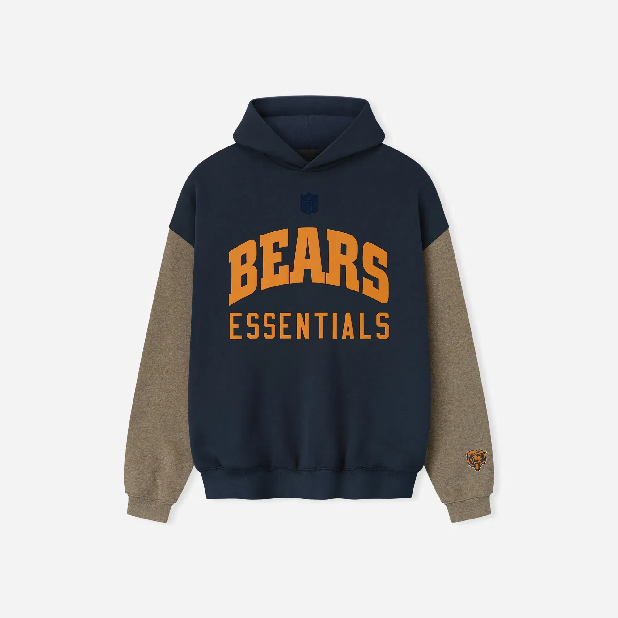 Fear Of God Essentials Bears Sport Hoodie Dark Sapphire Homestead Heather