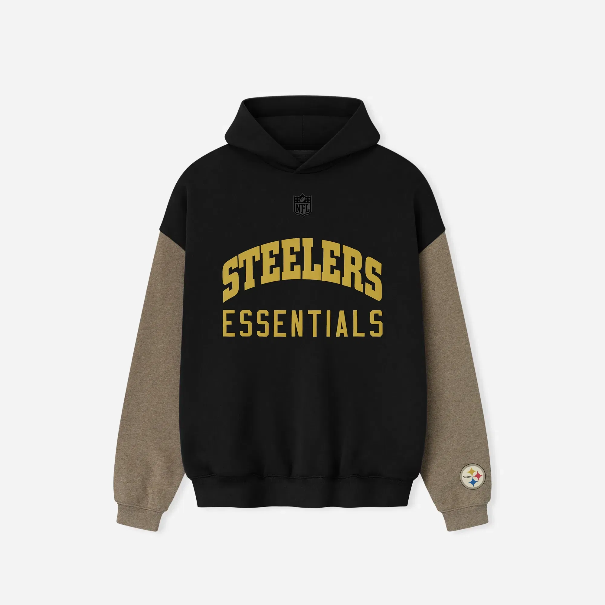 Fear Of God Essentials Steelers Sport Hoodie Black Homestead Heather