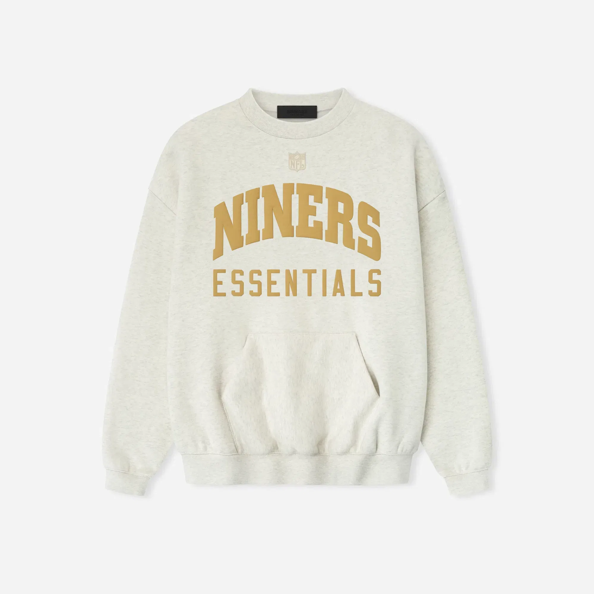 Fear Of God Essentials Forty Niners Sport Crewneck Oatmeal Heather