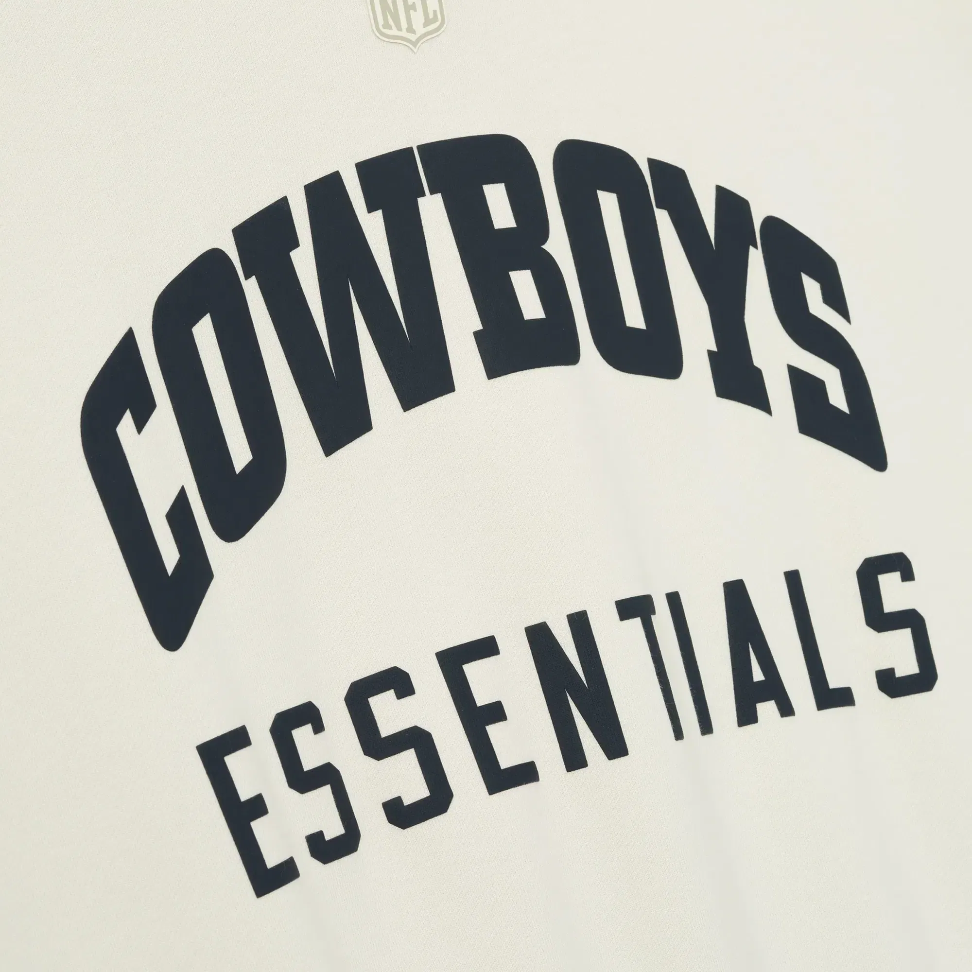 Fear Of God Essentials Cowboys Sport Hoodie Cream Concrete Heather