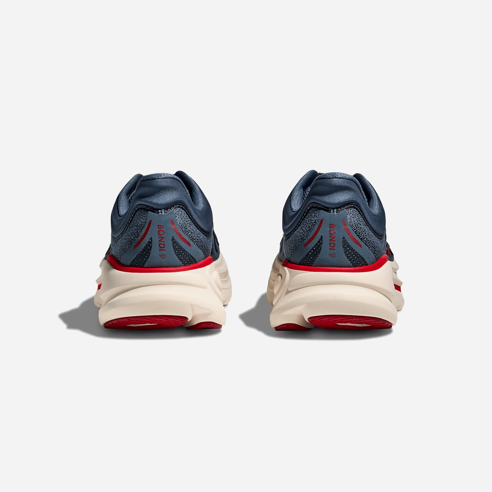 Hoka Bondi 9 Thunder Cloud Vermillion Regular