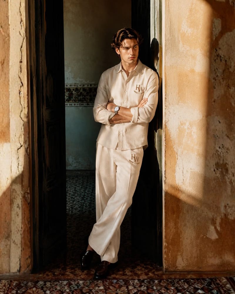 HASHWAY ARCHIVES CLASSIC LINEN CO-ORD SET
