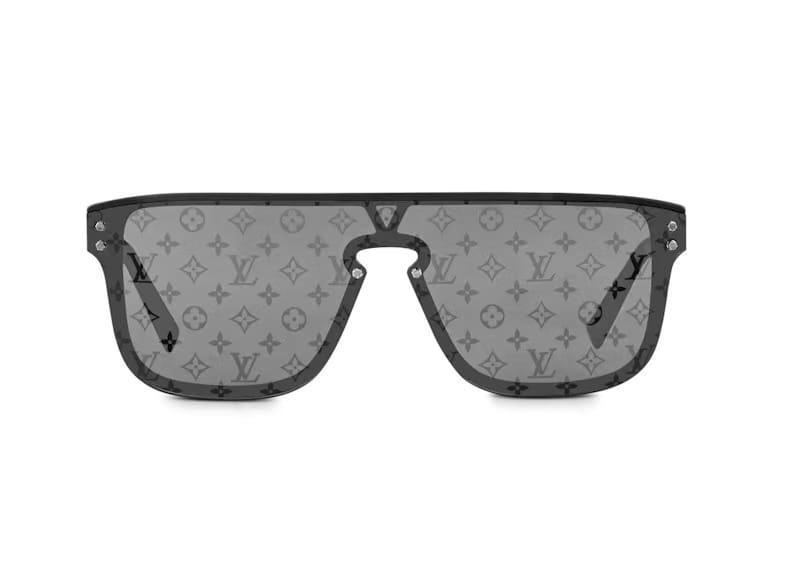 Louis Vuitton Waimea Sunglasses Black Silver Monogram (Z1082E/W)