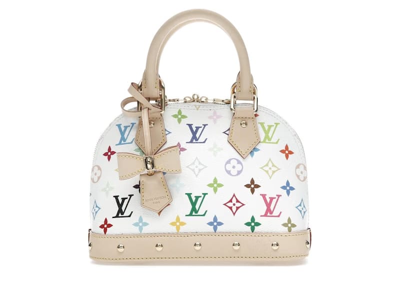 Louis Vuitton x Takashi Murakami Alma BB White Multicolored