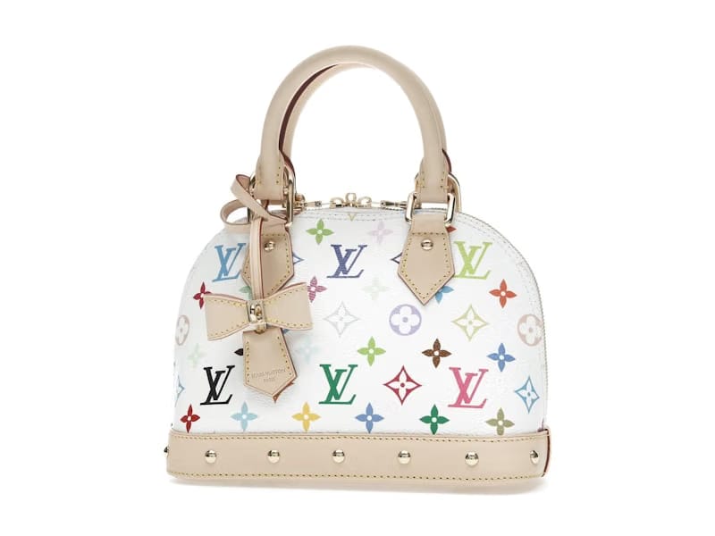 Louis Vuitton x Takashi Murakami Alma BB White Multicolored