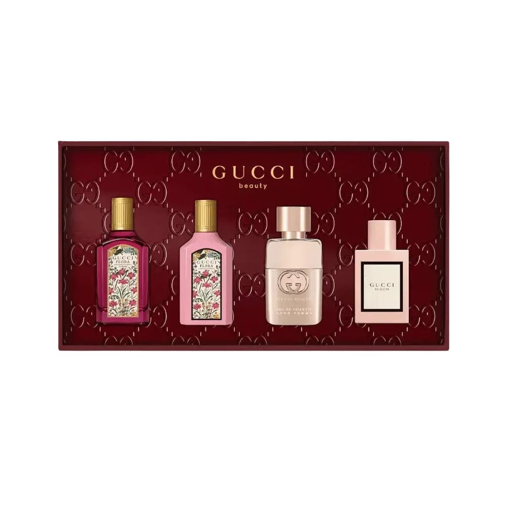 Gucci Mini Luxury Women's Fragrance 4-Piece Gift Set Christmas Limited Edition