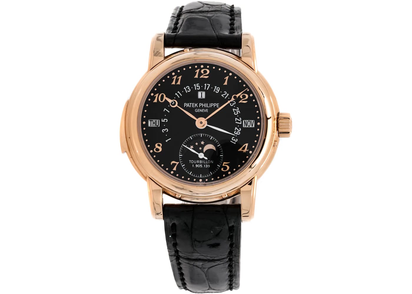 Patek Philippe Grand Complications Minute Repeater Perpetual Calendar Black Dial 5016R-11