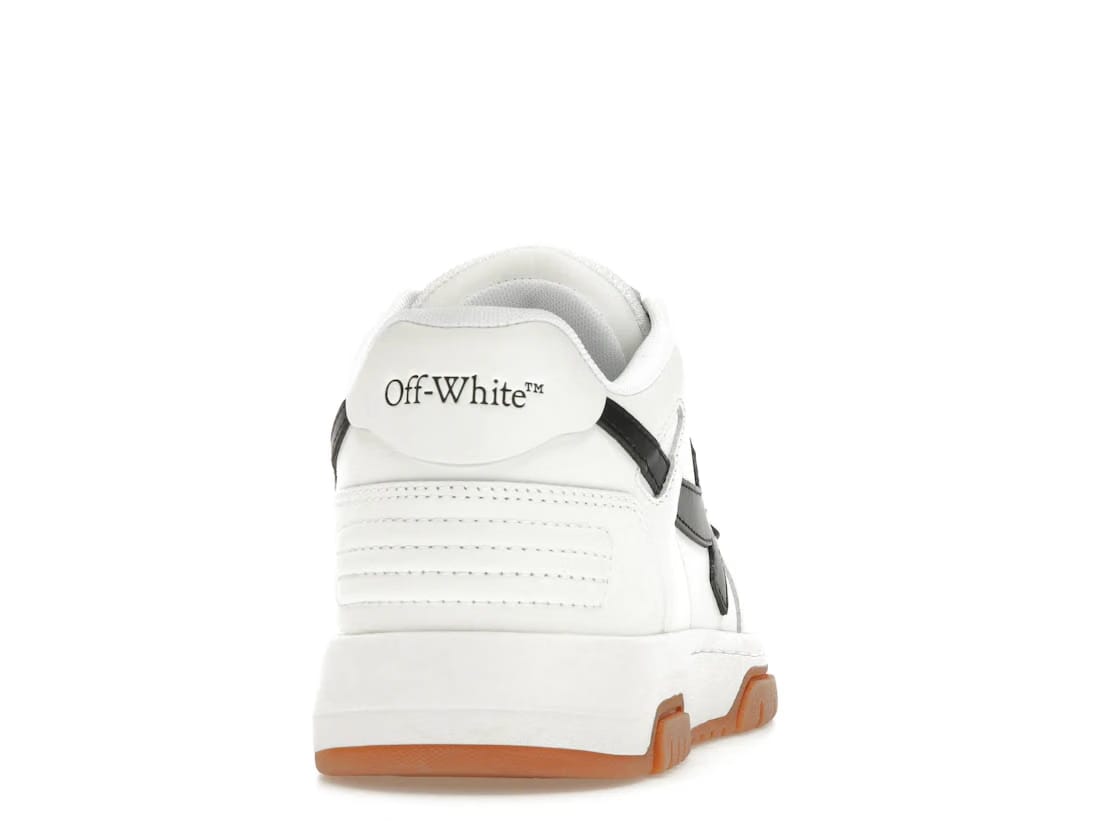 OFF-WHITE Out Of Office OOO Low Tops White Black Gum