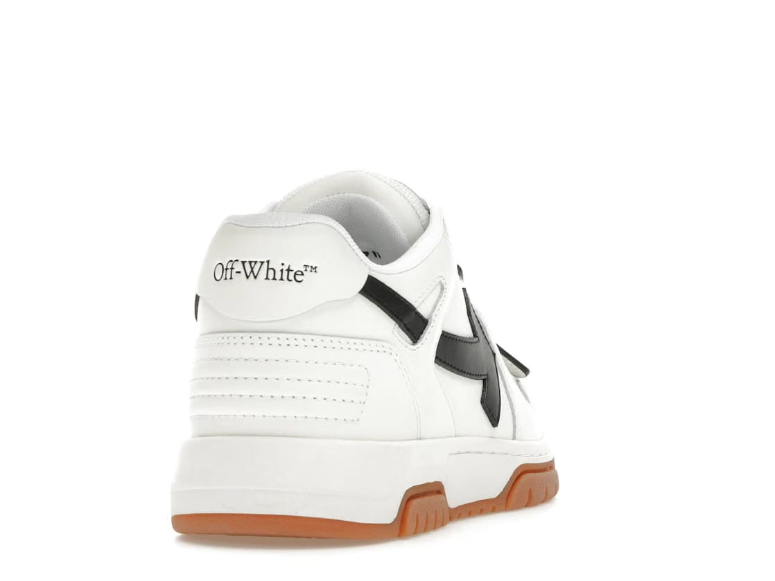 OFF-WHITE Out Of Office OOO Low Tops White Black Gum