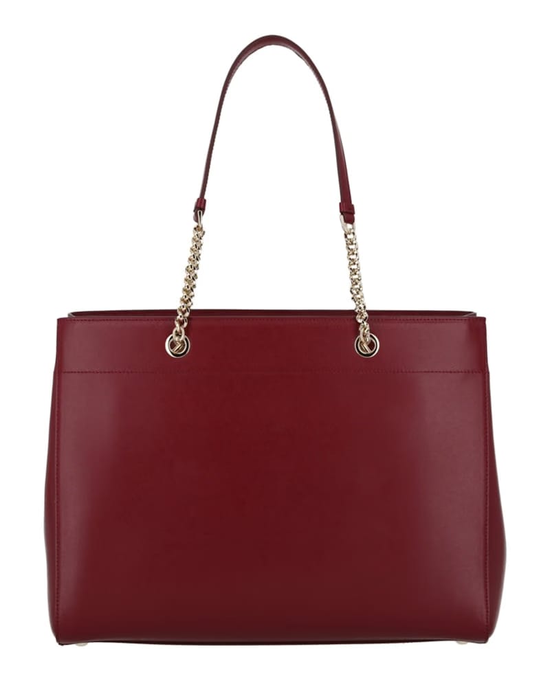 Ferragamo Vara Bow Smooth Leather Tote Carmine