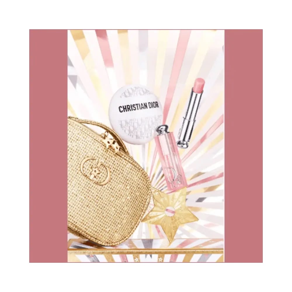 Dior 25th Anniversary Christmas Limited Edition Addict Lip Glow + Lip Balm Set