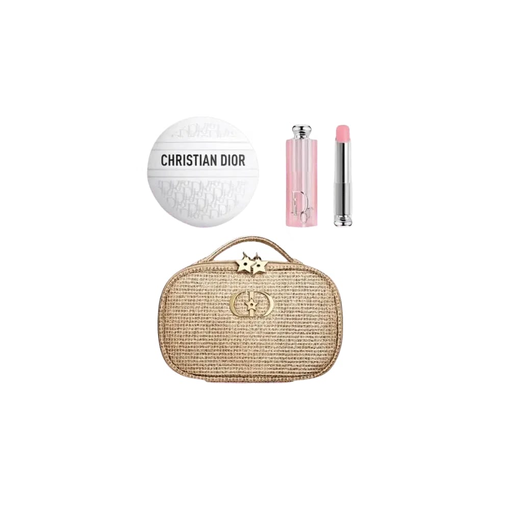 Dior 25th Anniversary Christmas Limited Edition Addict Lip Glow + Lip Balm Set