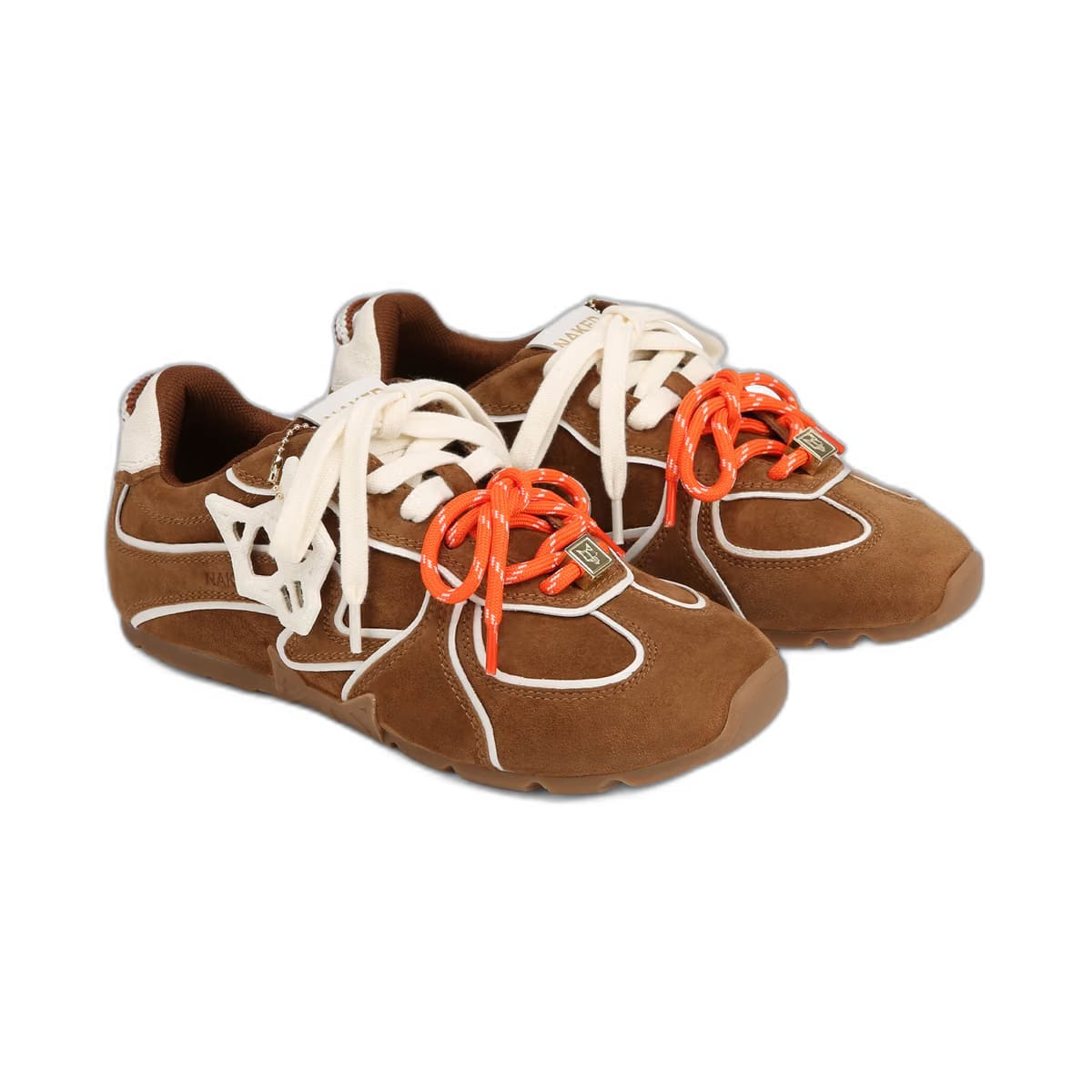 Adored Tan/White Suede