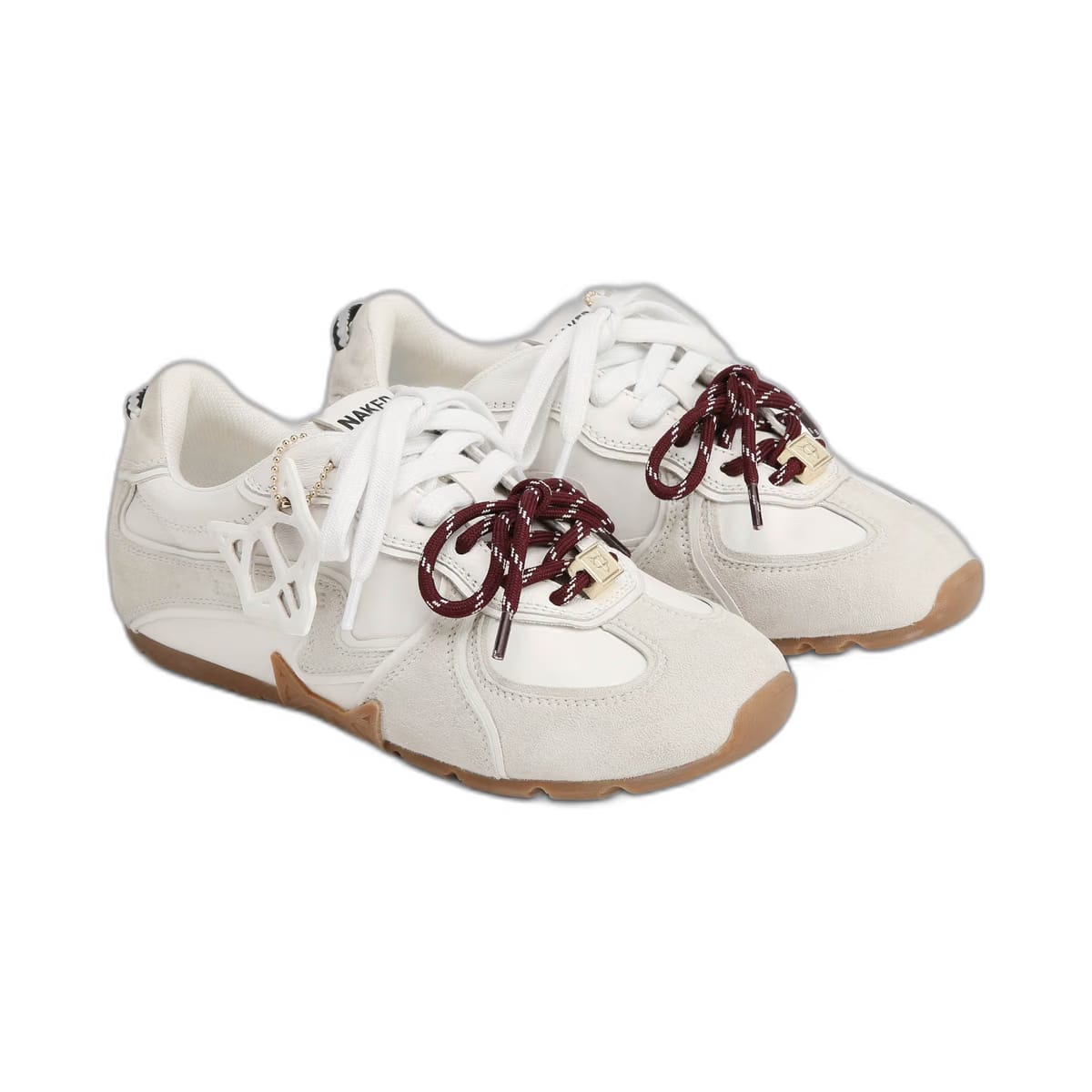 Adored White Suede/Leather