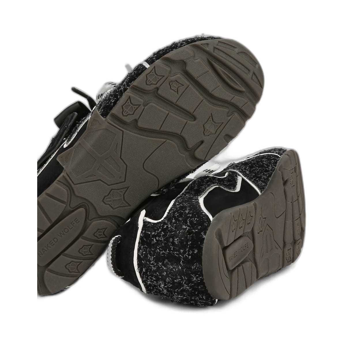 Adored Black Hairy Suede