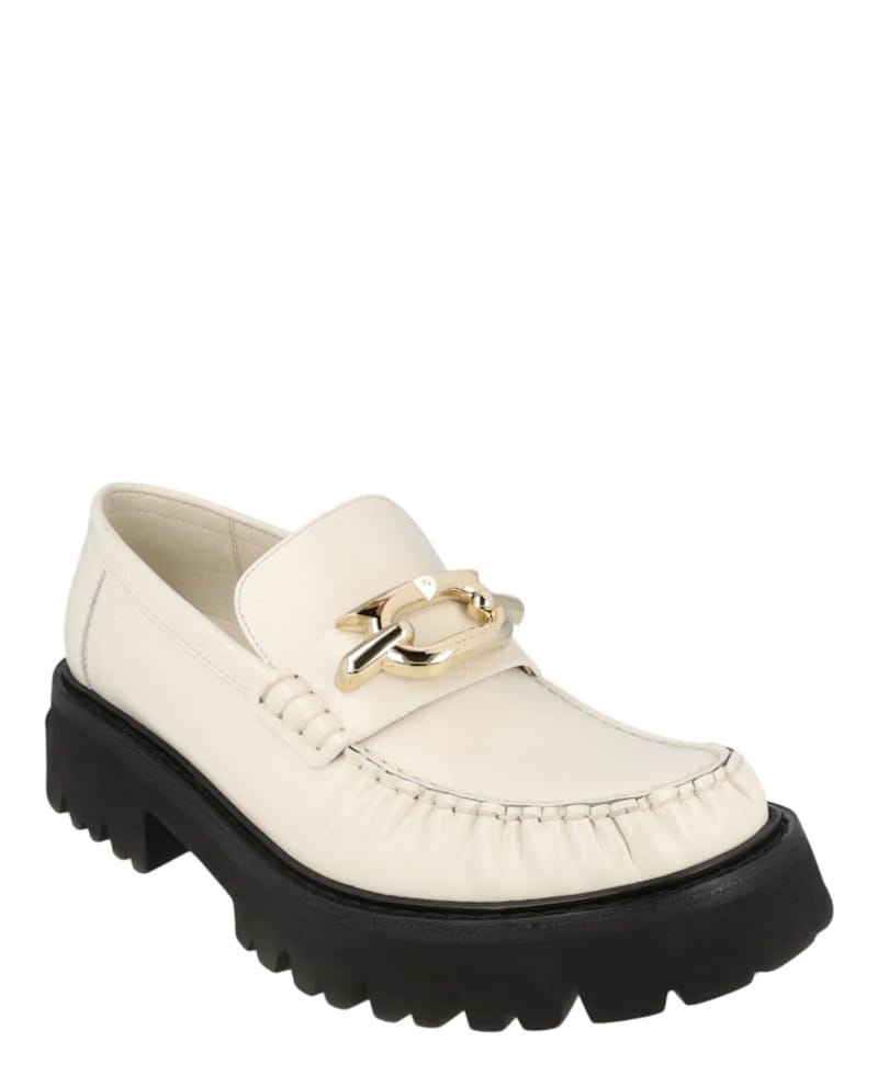 Ferragamo Ingrid Leather Loafers White (Women's)