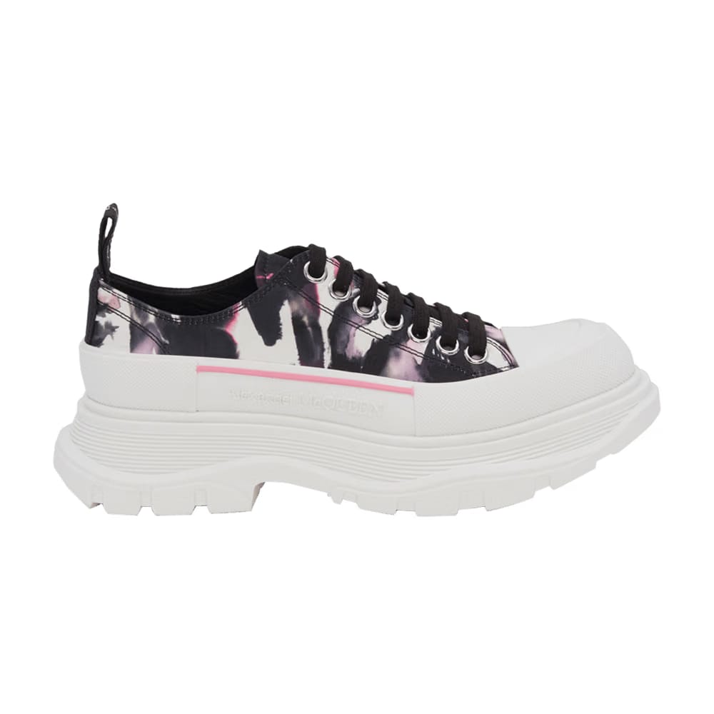 Alexander McQueen Wmns Tread Slick Lace Up 'Watercolour Graffiti'