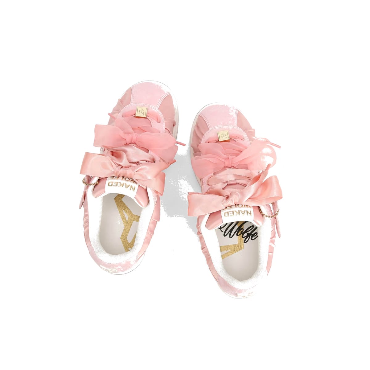 Expensed Pink Satin Scrunch