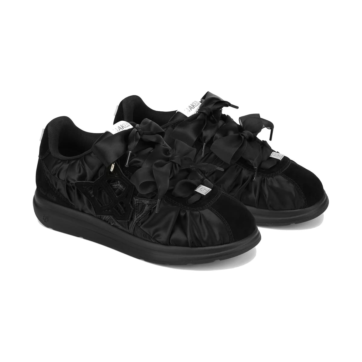 Expensed Black Satin