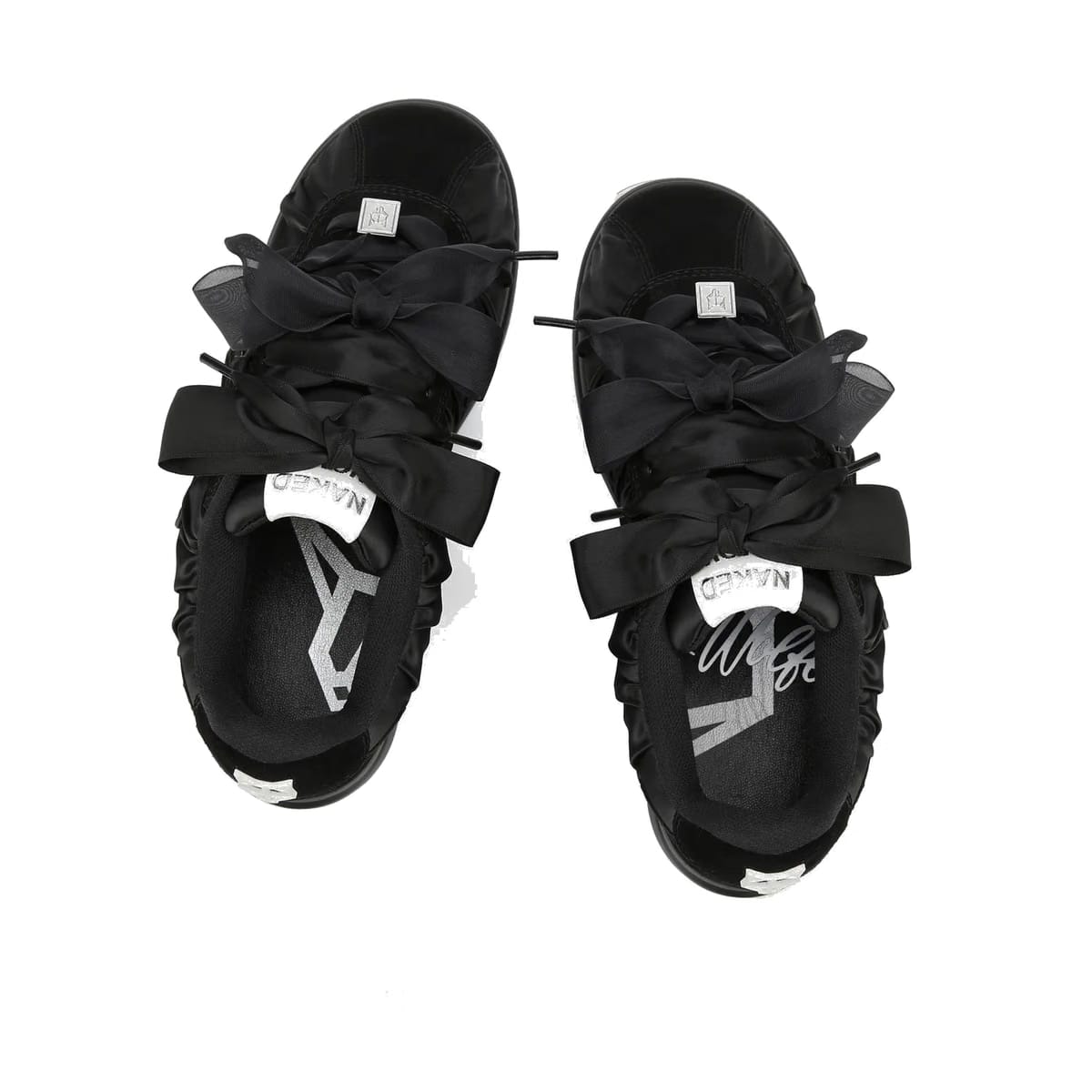 Expensed Black Satin