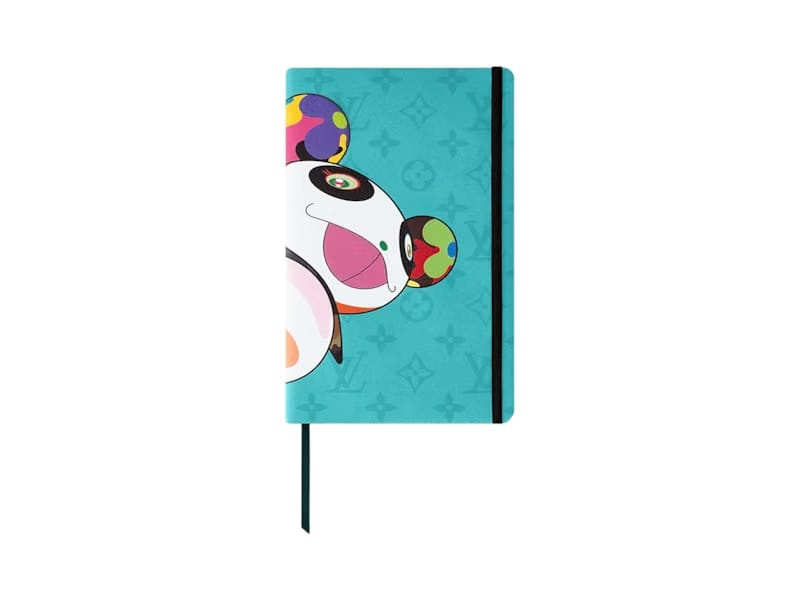 Louis Vuitton x Takashi Murakami Jane Monogram Superflat Notebook MM Turquoise