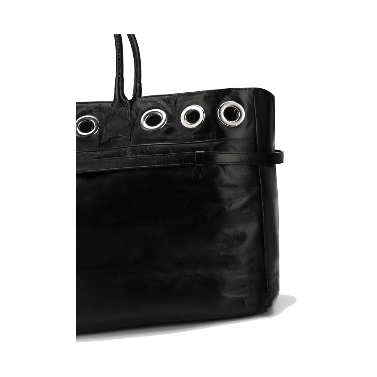 Brooklyn Black Athena Leather