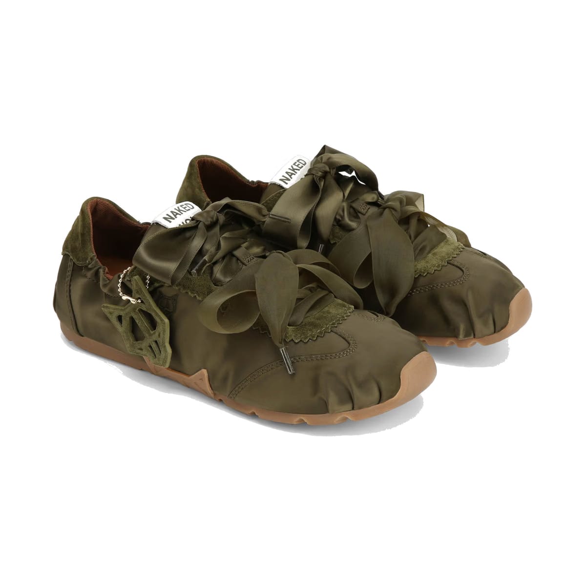 Adorable Khaki Satin
