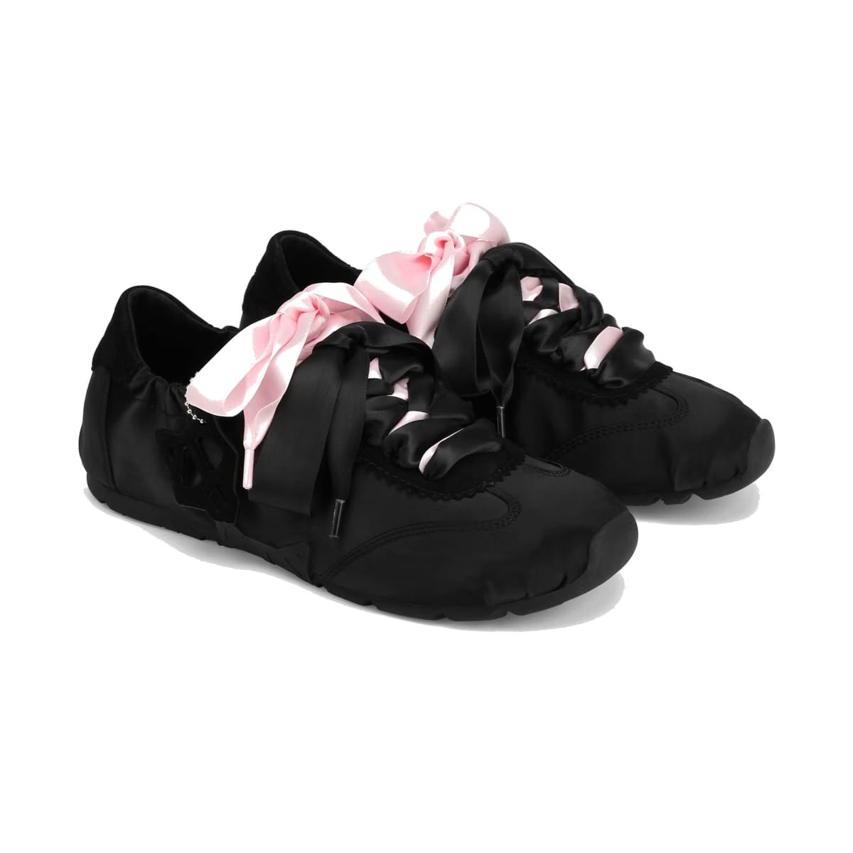 Adorable Black Satin