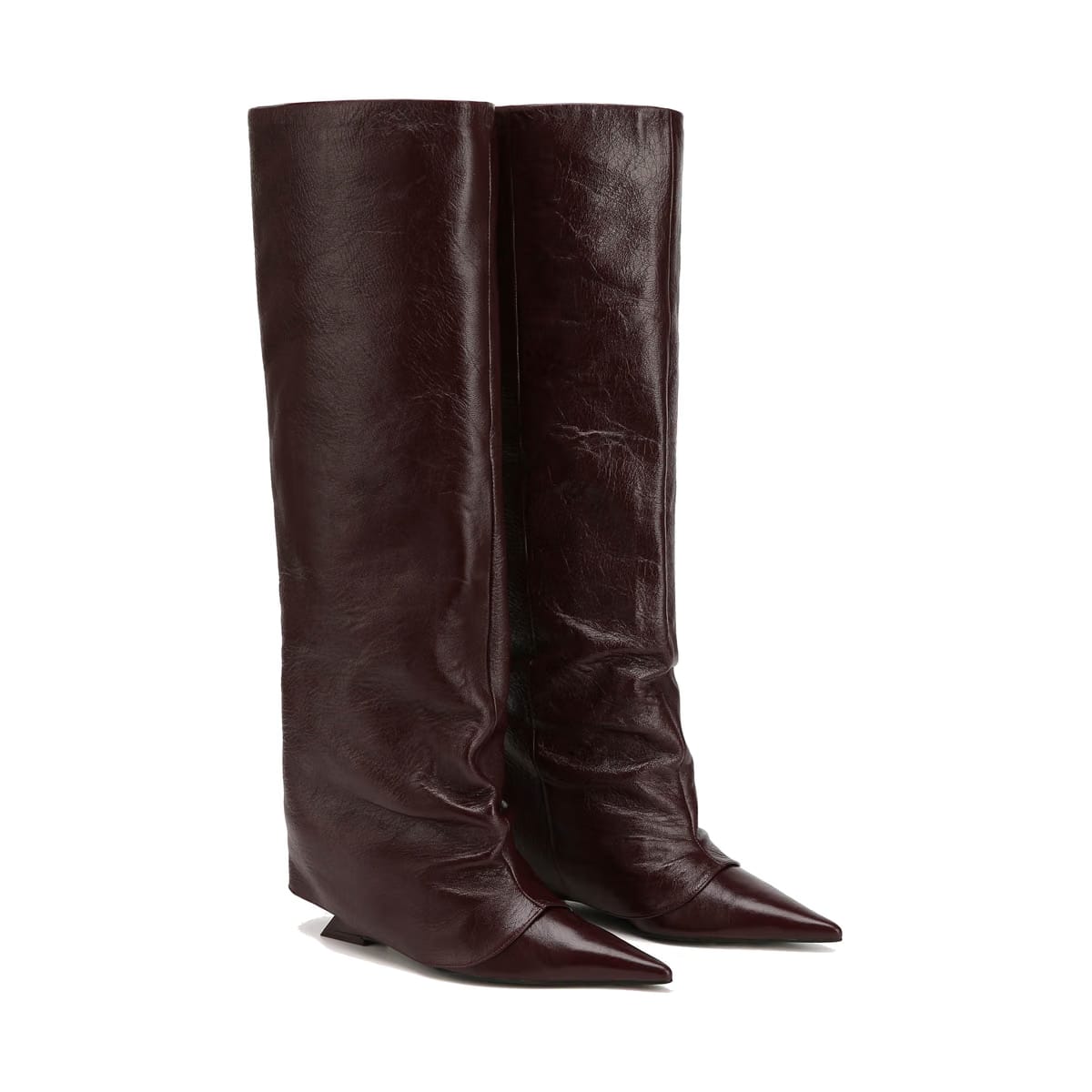 Stated Burgundy Leather