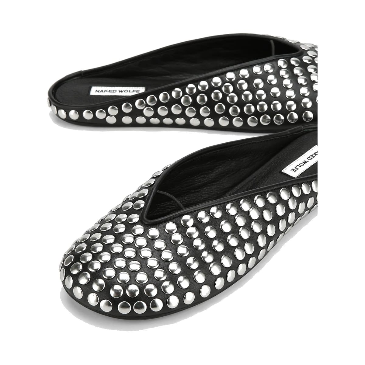 Pippa Black Studded Leather
