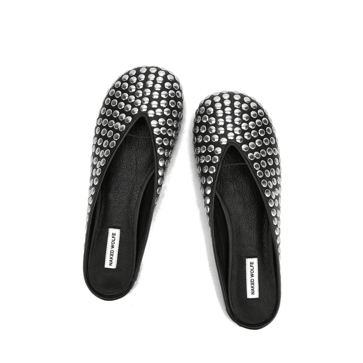 Pippa Black Studded Leather