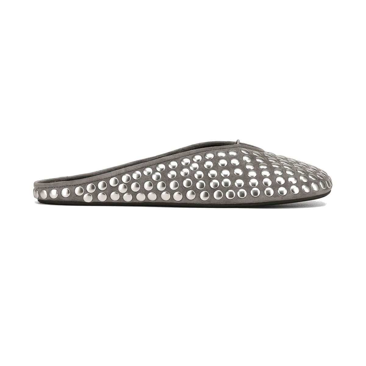 Pippa Grey Studded Suede