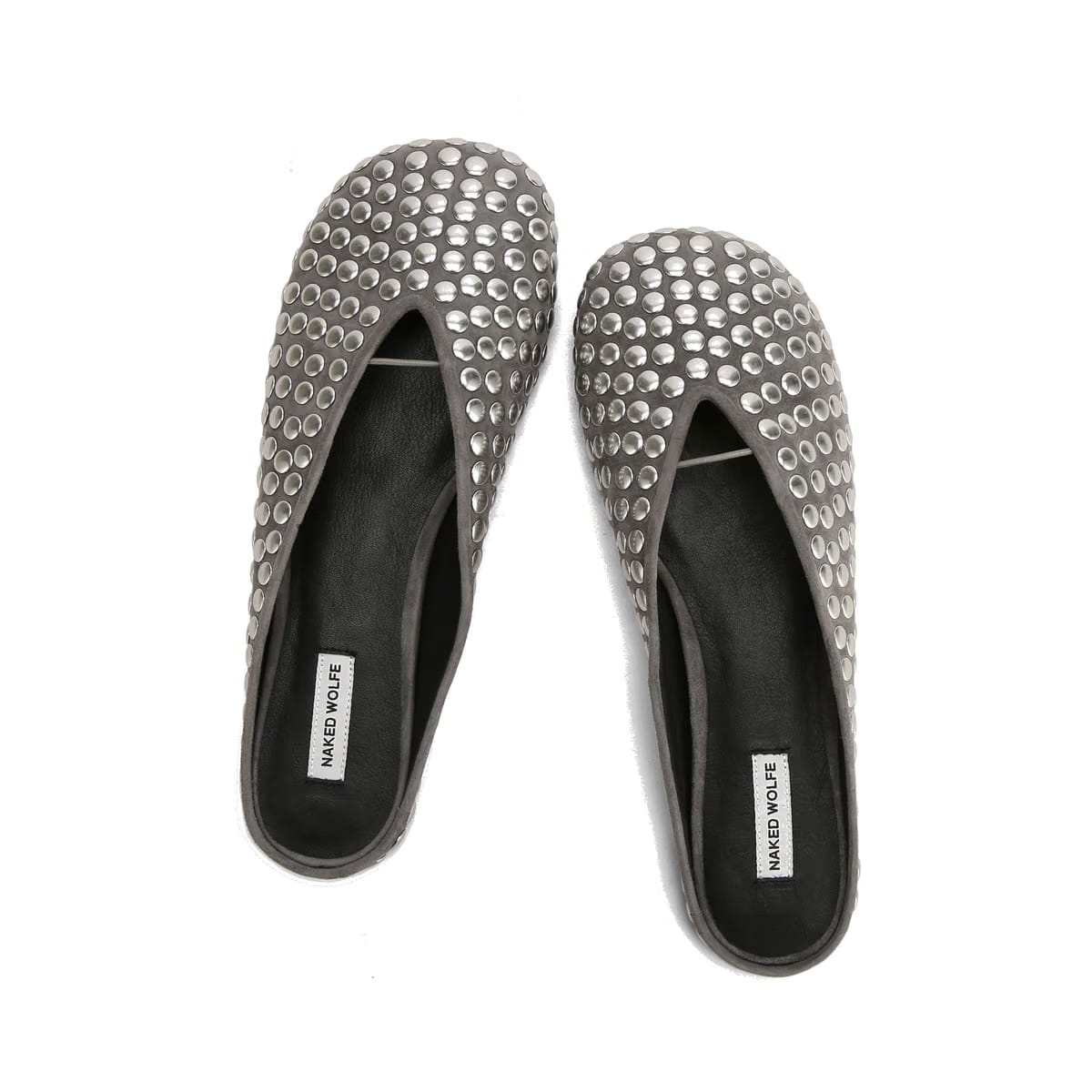 Pippa Grey Studded Suede