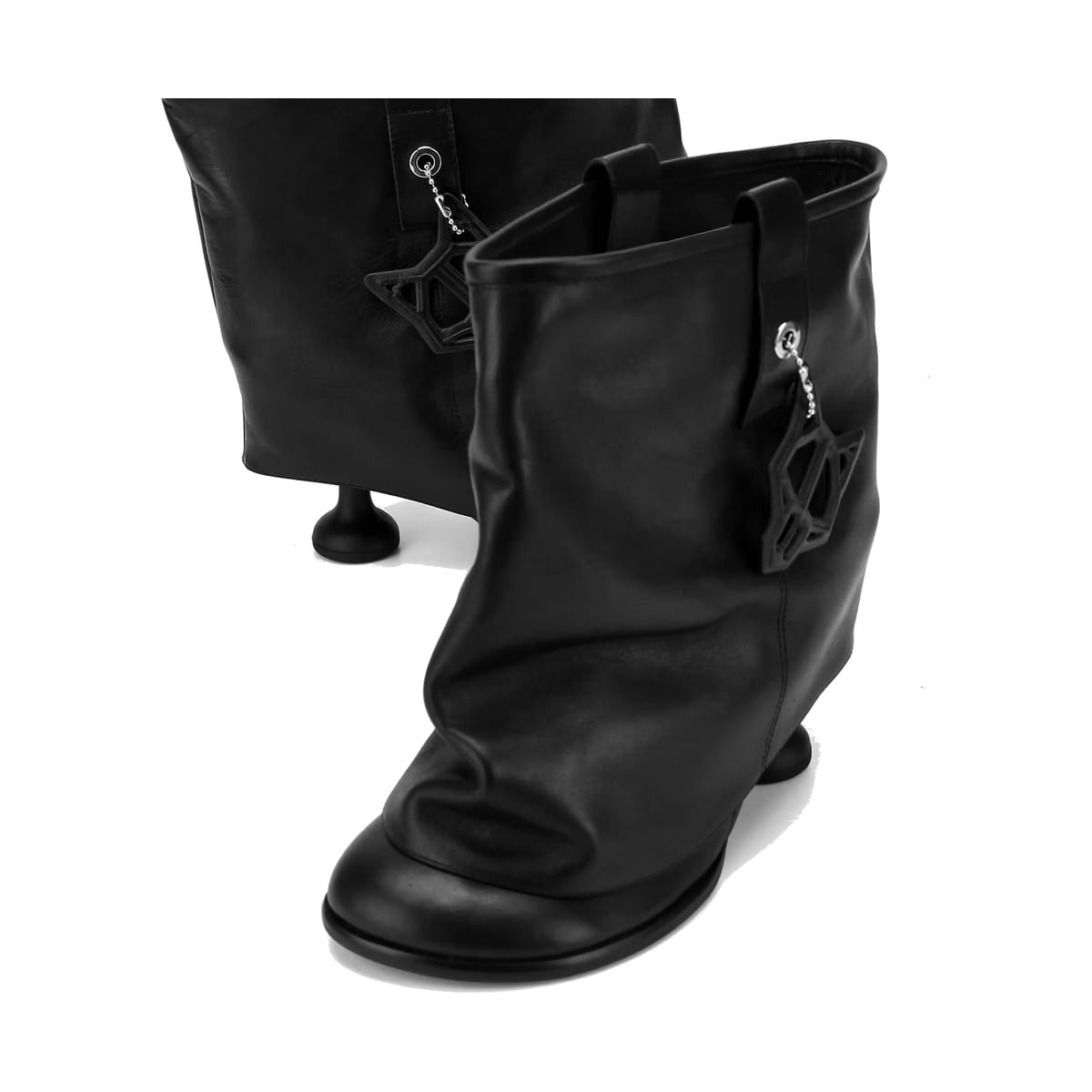 Bam Black Leather