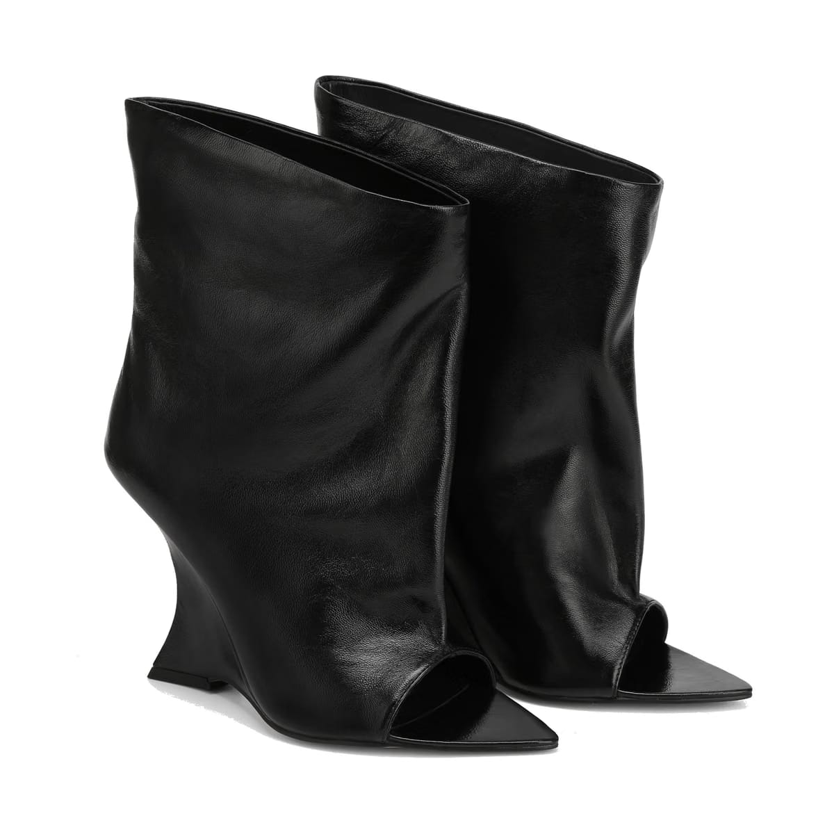 Reptile Black Leather