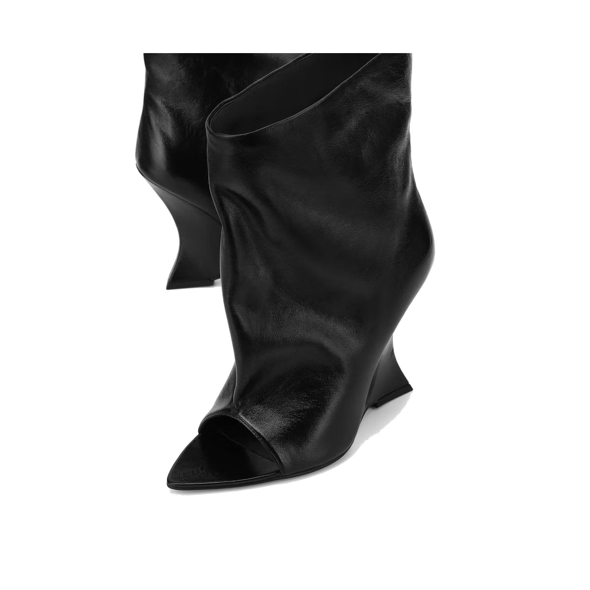Reptile Black Leather