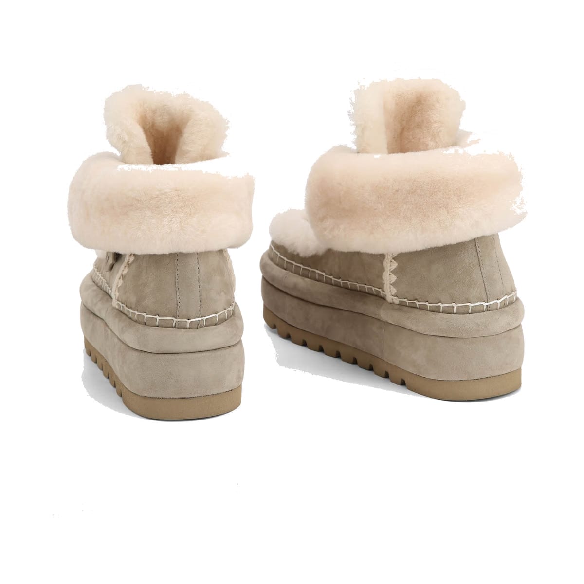 Bambi Yetti Stone Suede