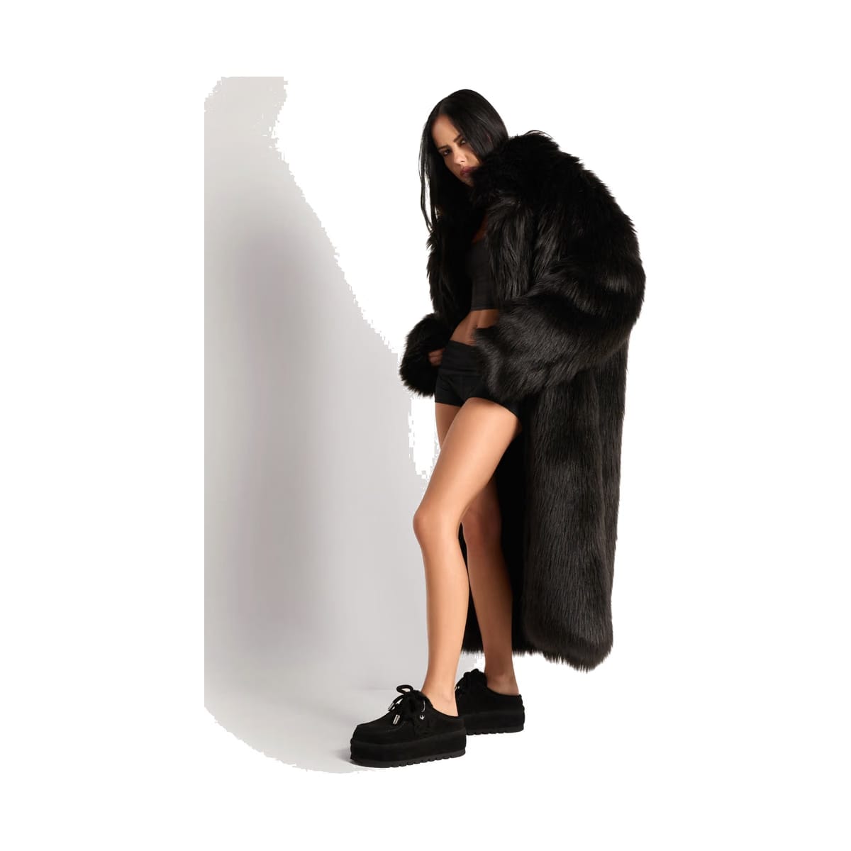 Blizzard Black Suede/Shearling