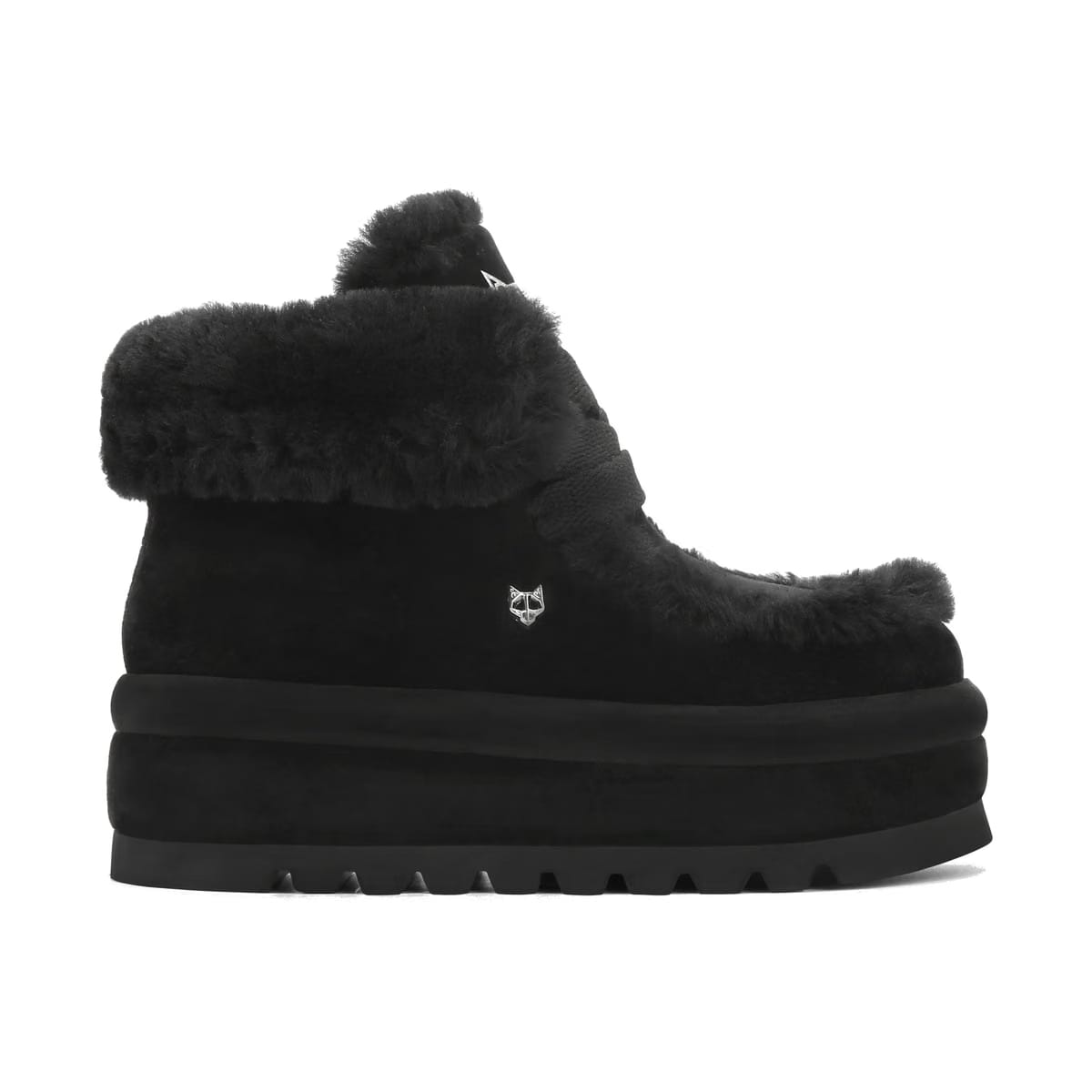 Bambi Black Suede/Shearling